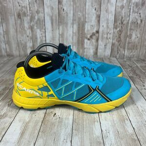 Scarpa Spin‎ womens 8.5 Trail Running Shoes Vibrant Blue Yellow Outdoor